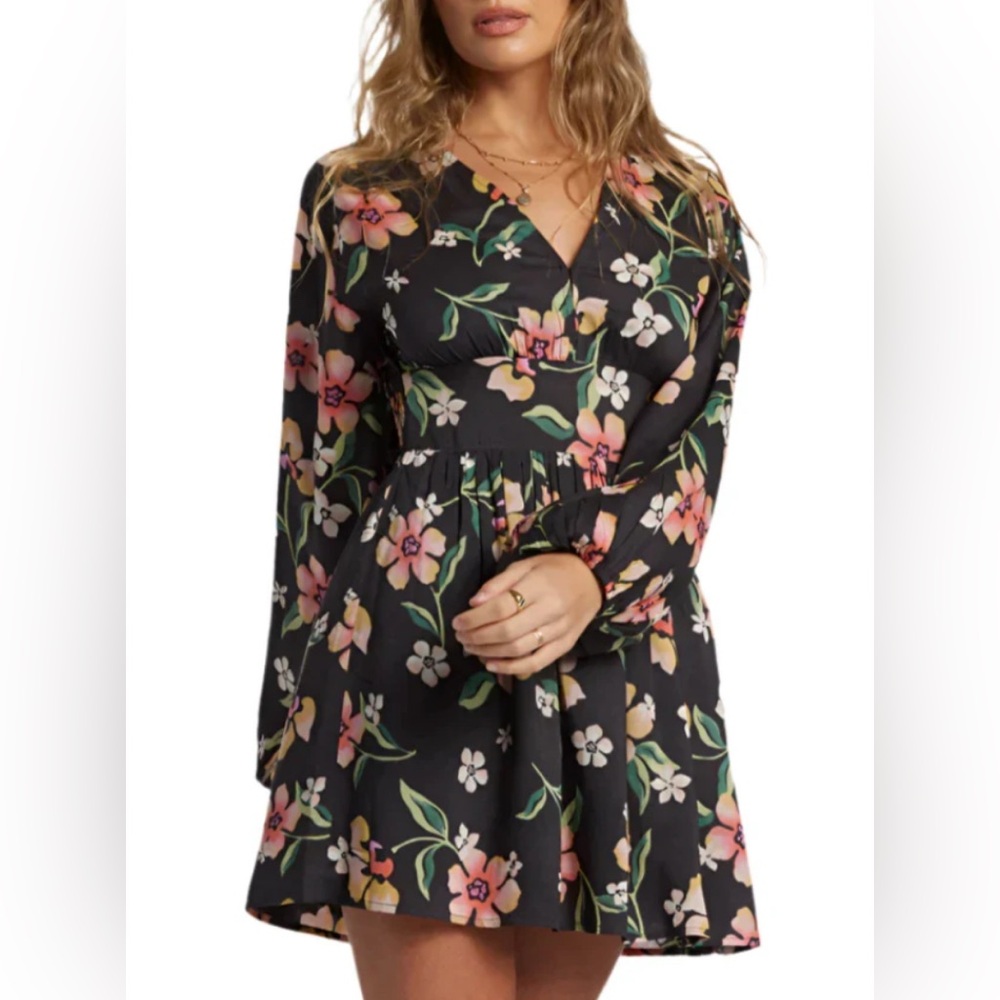 Billabong Night Bloom Floral Mini Dress 🌙🌸